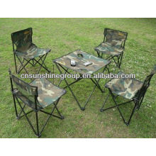Foldable Camping Chairs and Tables Set